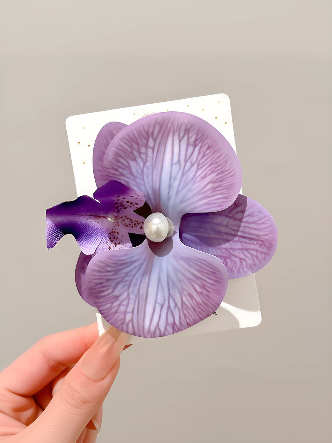 3# Purple phalaenopsis clip 9 cm