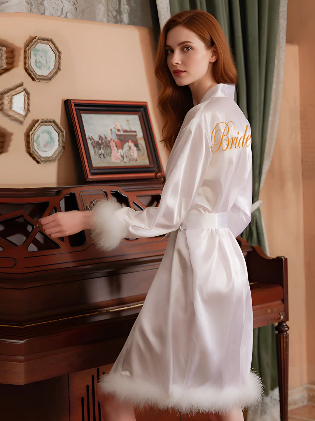 Hem feather - Bridal White