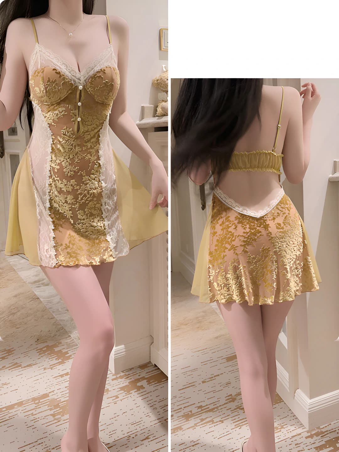 C5928 Orange (Pajama Dress)