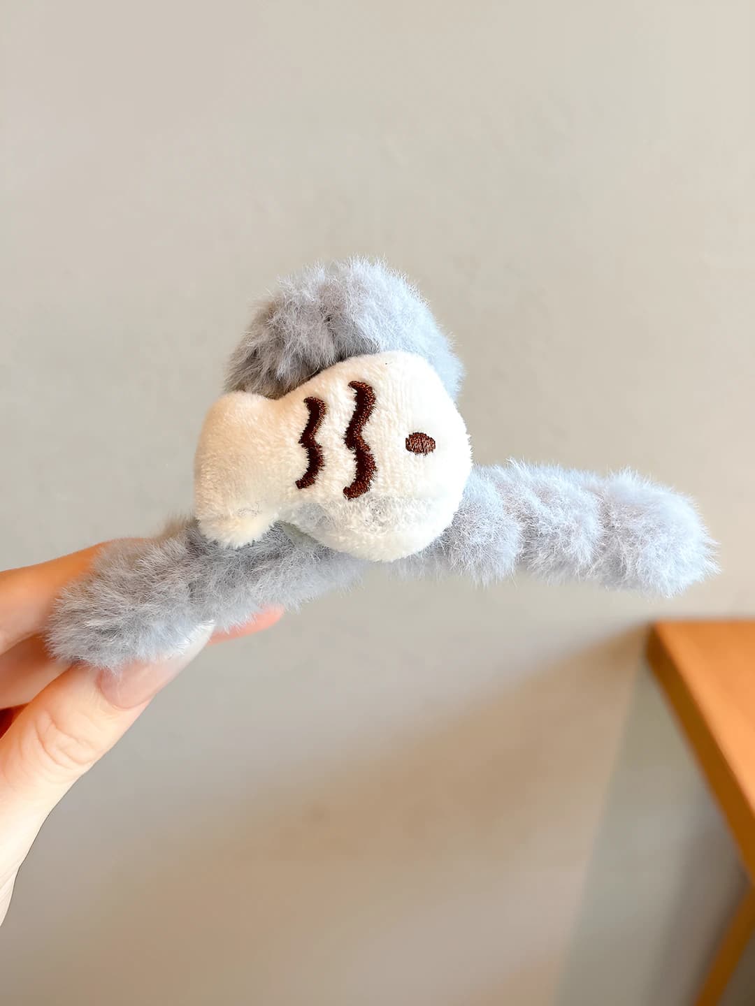 Kulrang-moviy, 11cm, bir tomonli