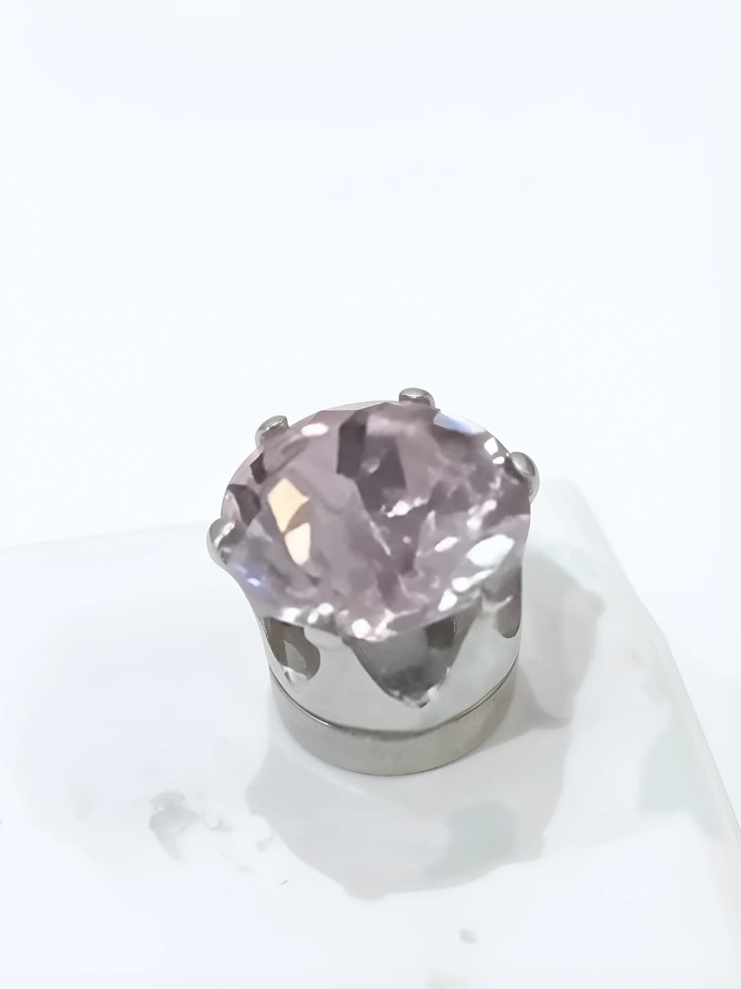 5# Magnitli quloq halqasi 6mm [Pushti] bitta