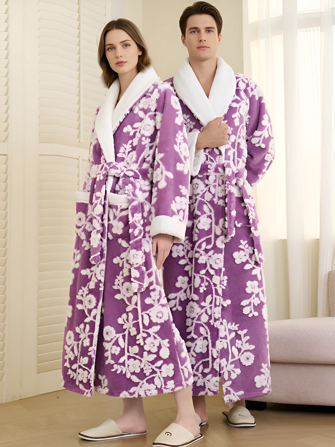 Qalin qatlamlı jacquard uy kiyimi