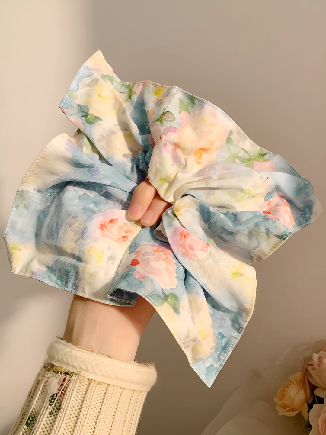 1# Painting hair tie 22*22 cm