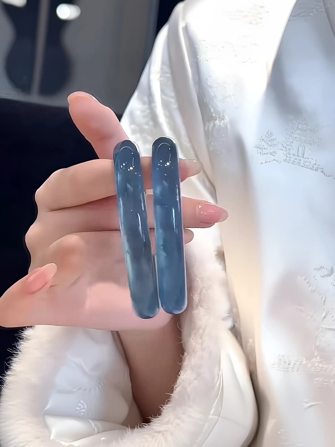 Aquamarine (blue-grey), 1 pc