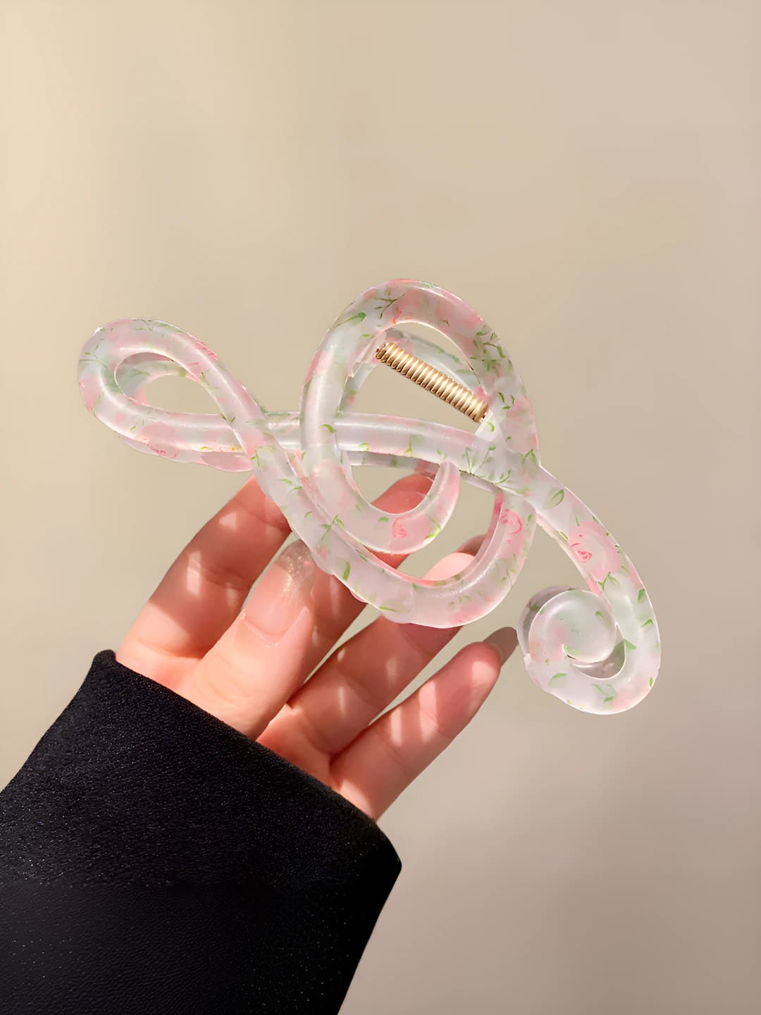 Note floral clip