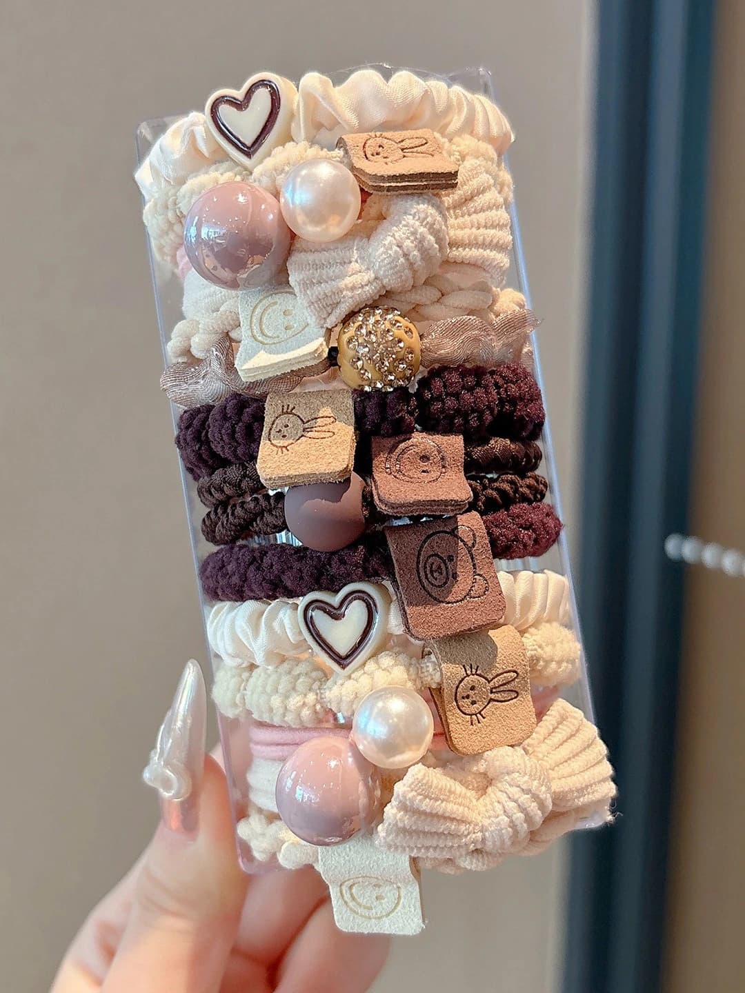 Beige + Coffee 15 pcs - boxed