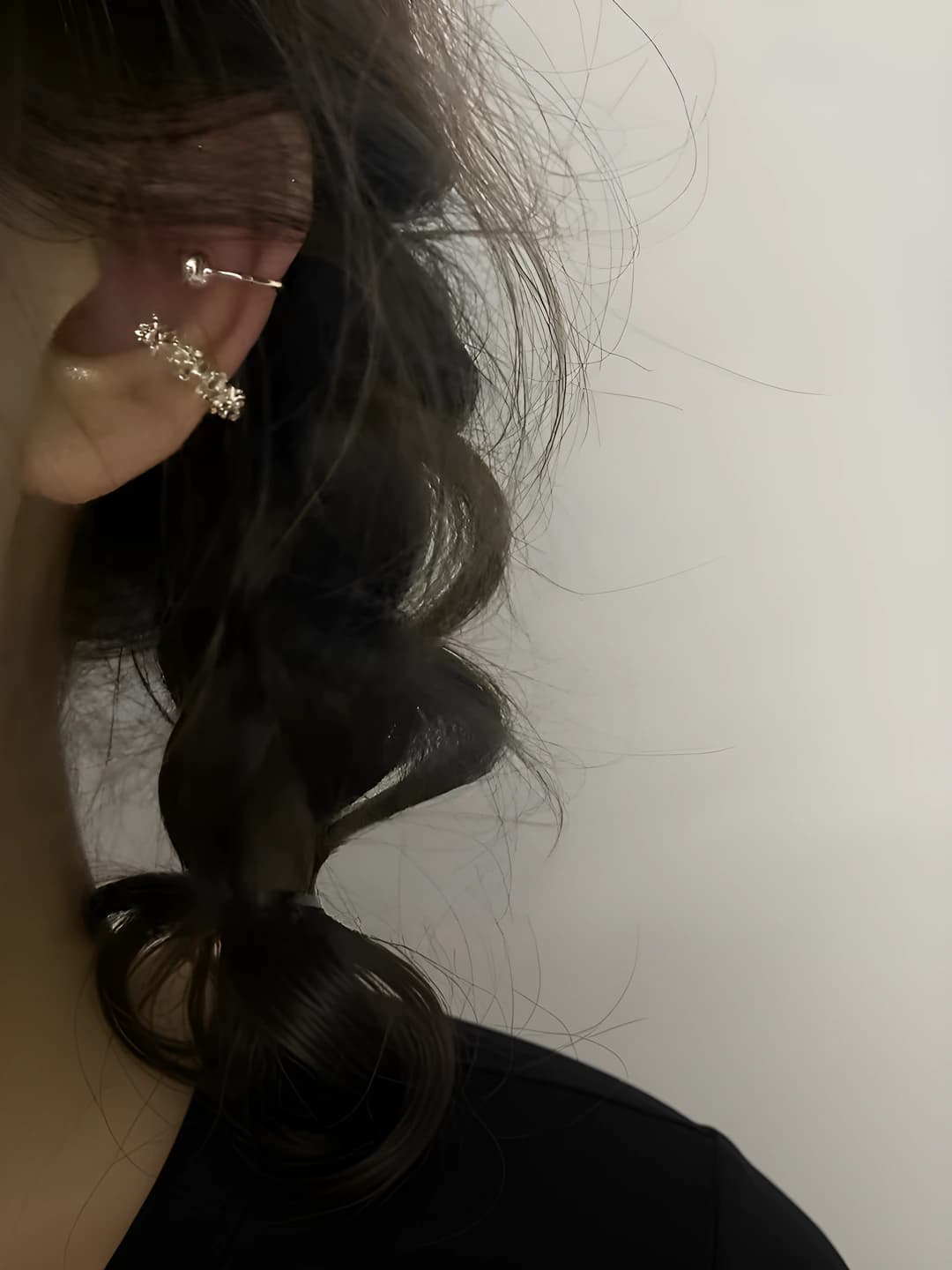 4# Starry ear clip, 2 pcs