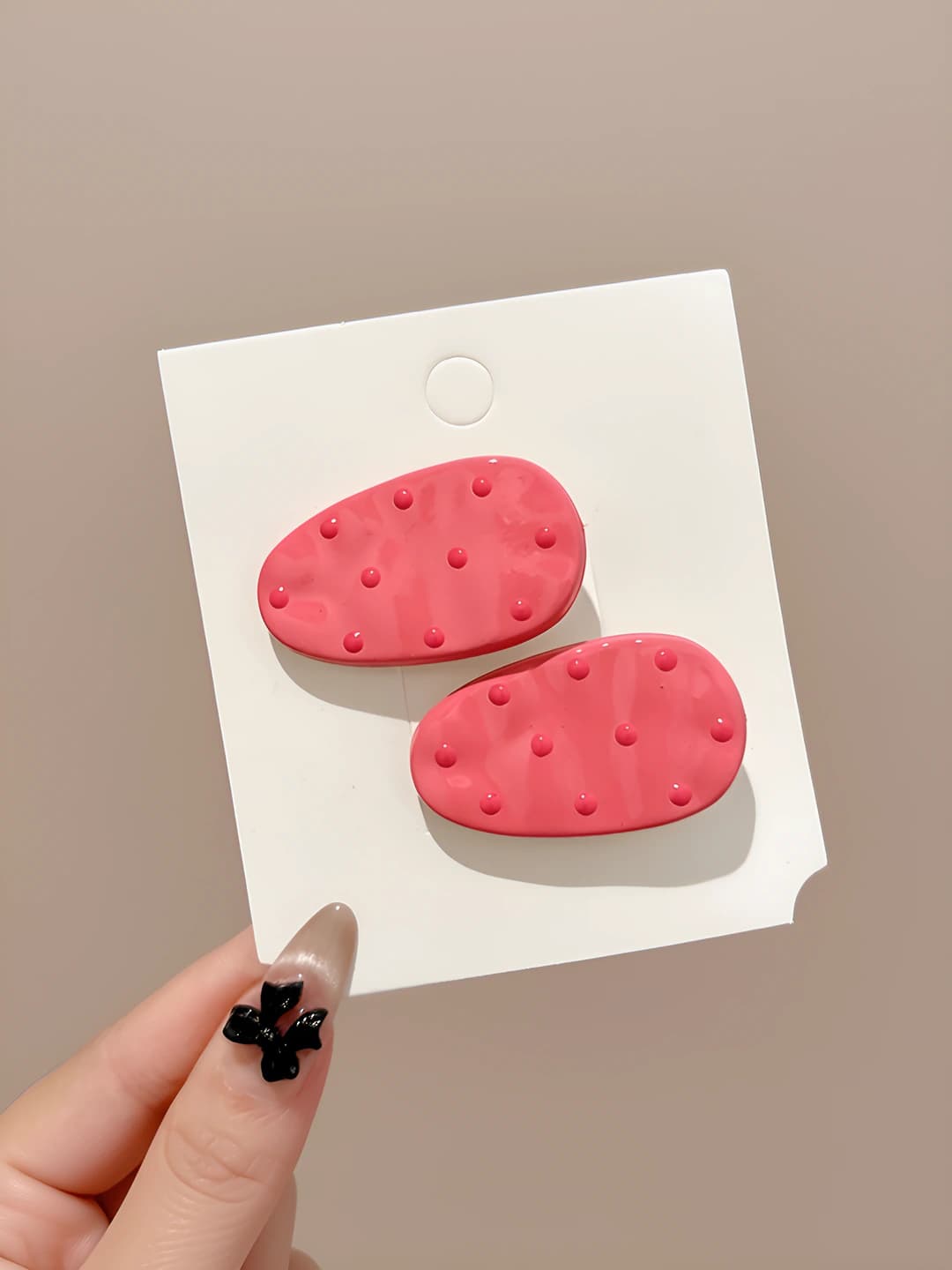3# Rose red 2 pcs 4 cm