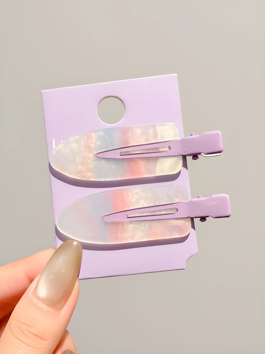 1# Purple 2 pcs - 6.5 cm