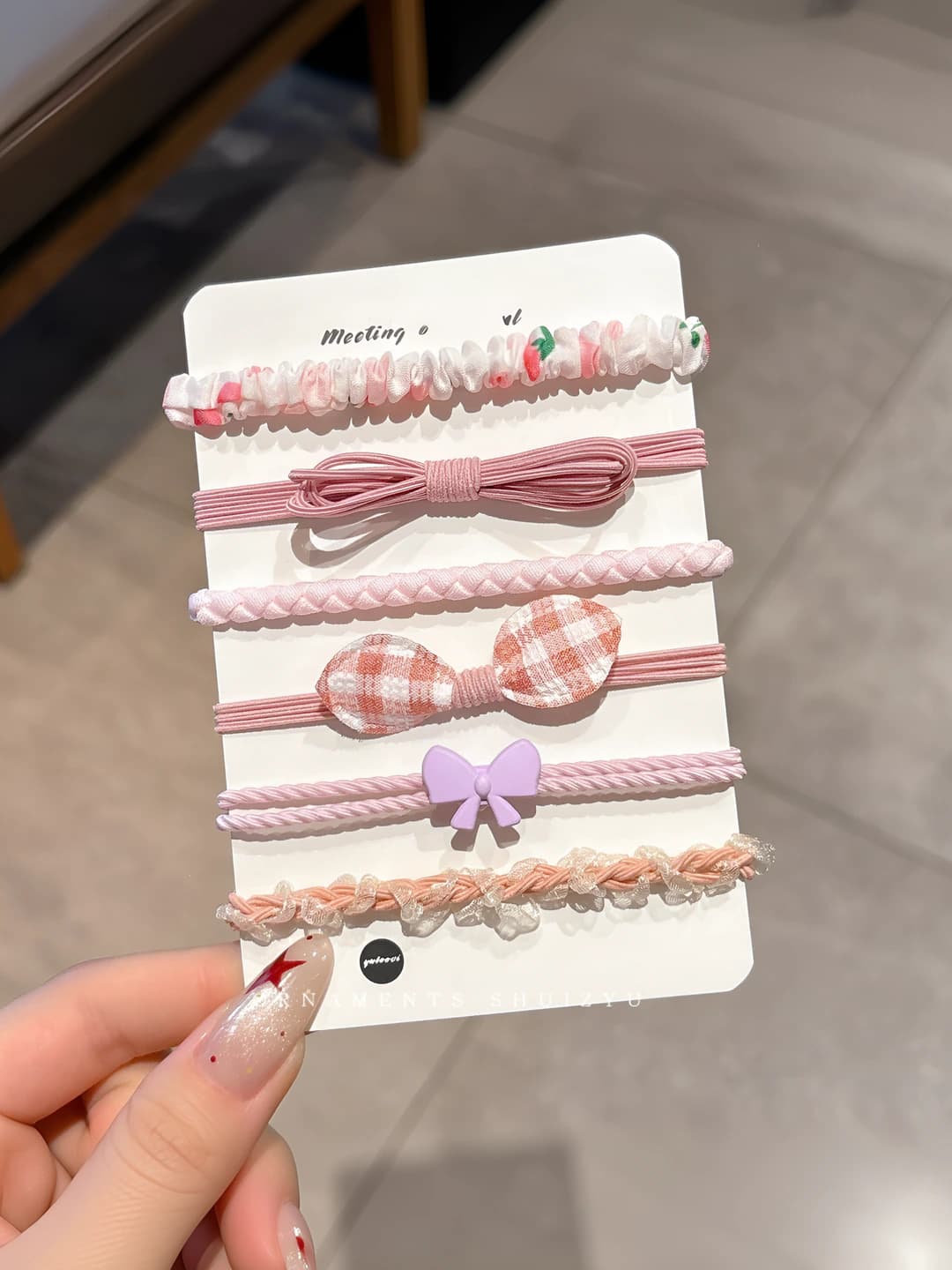 Pink 6 pcs (7 cm)