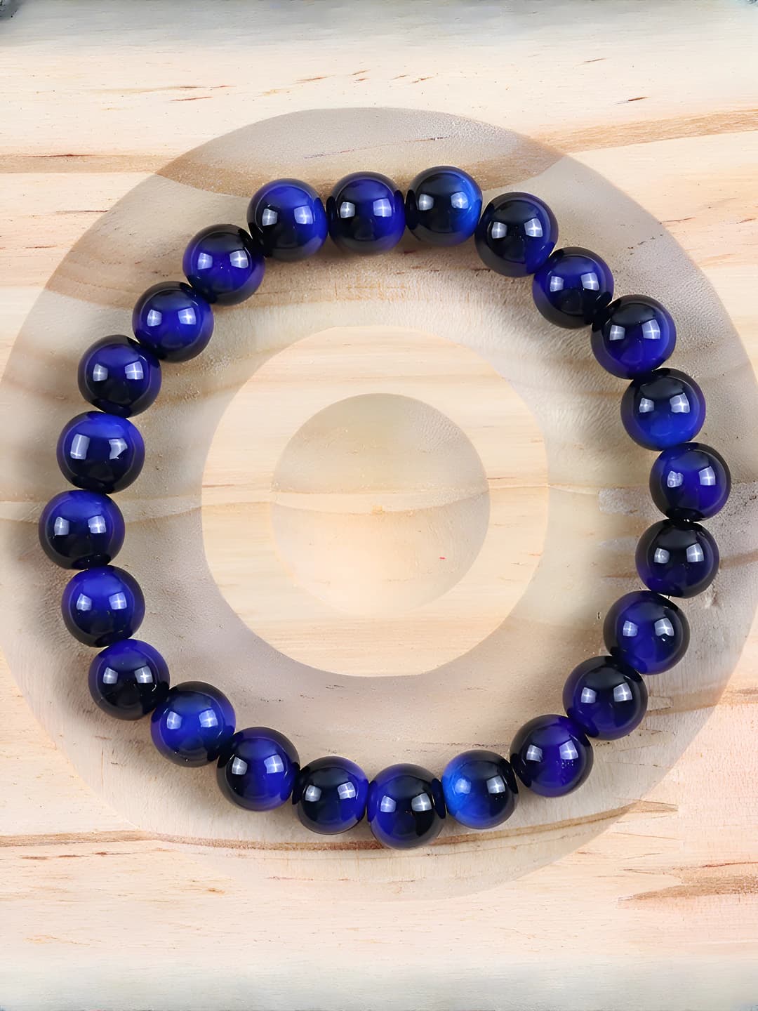 Navy tiger eye bracelet