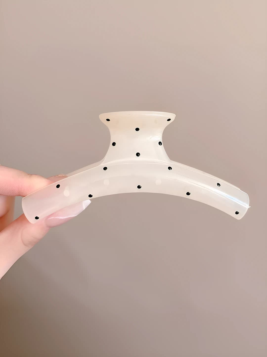 Japanese style polka dot clip 11 cm