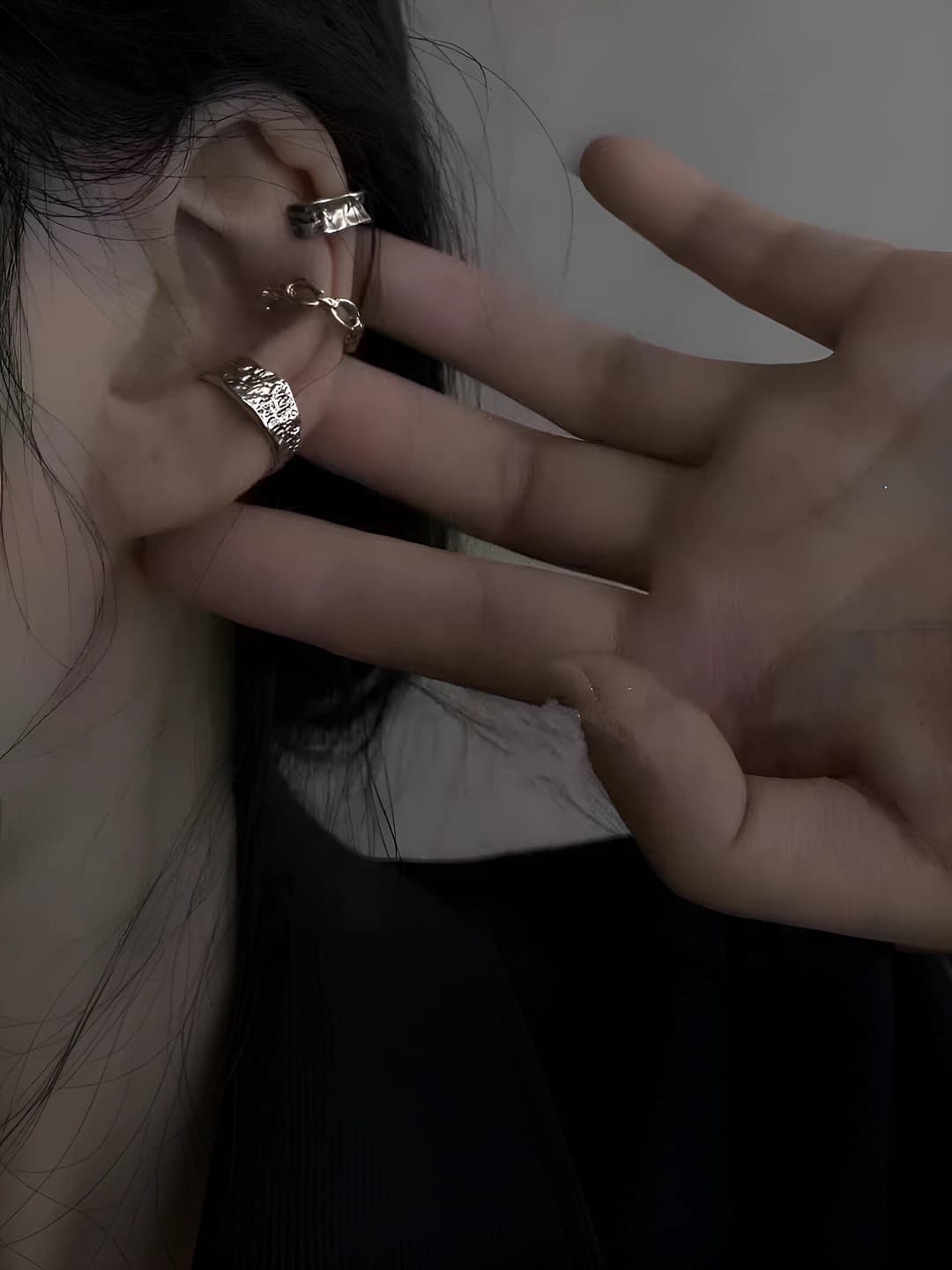 2# Foil ear clip, 3 pcs