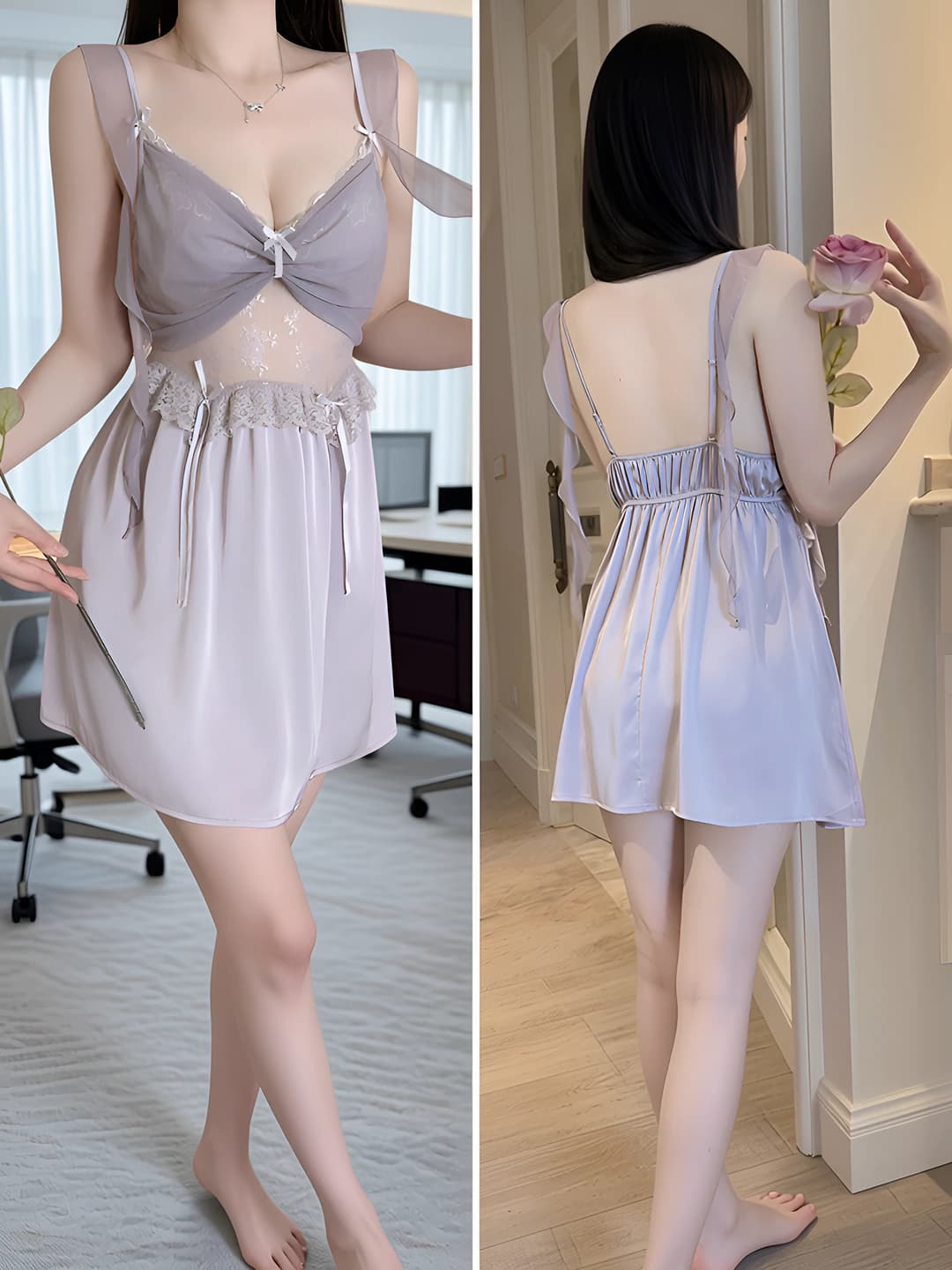 5977 Taro Purple (Sleep Dress)