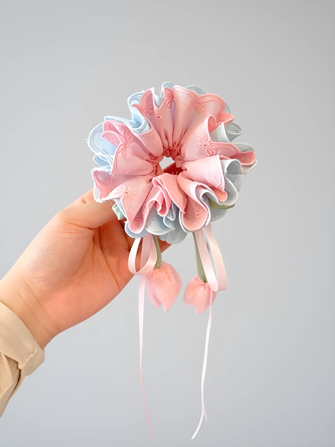 Сине-розовый - раскрытый 25cm*10cm