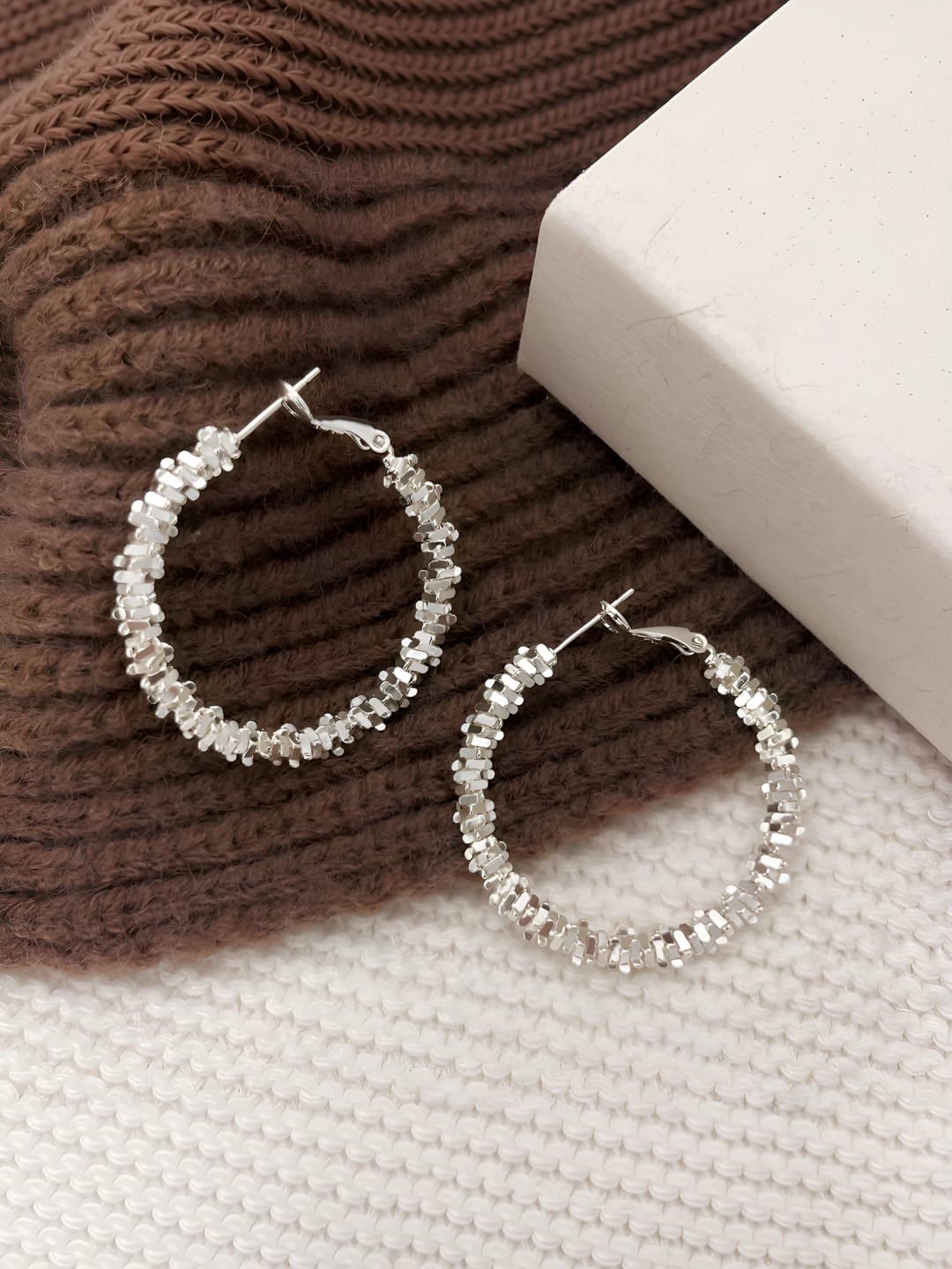 Large, silver
