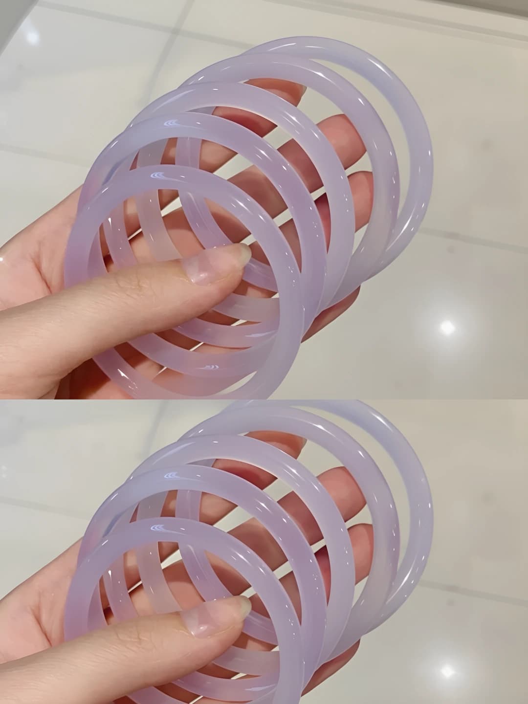 Дымчатый фиолетовый 1 шт, 62mm