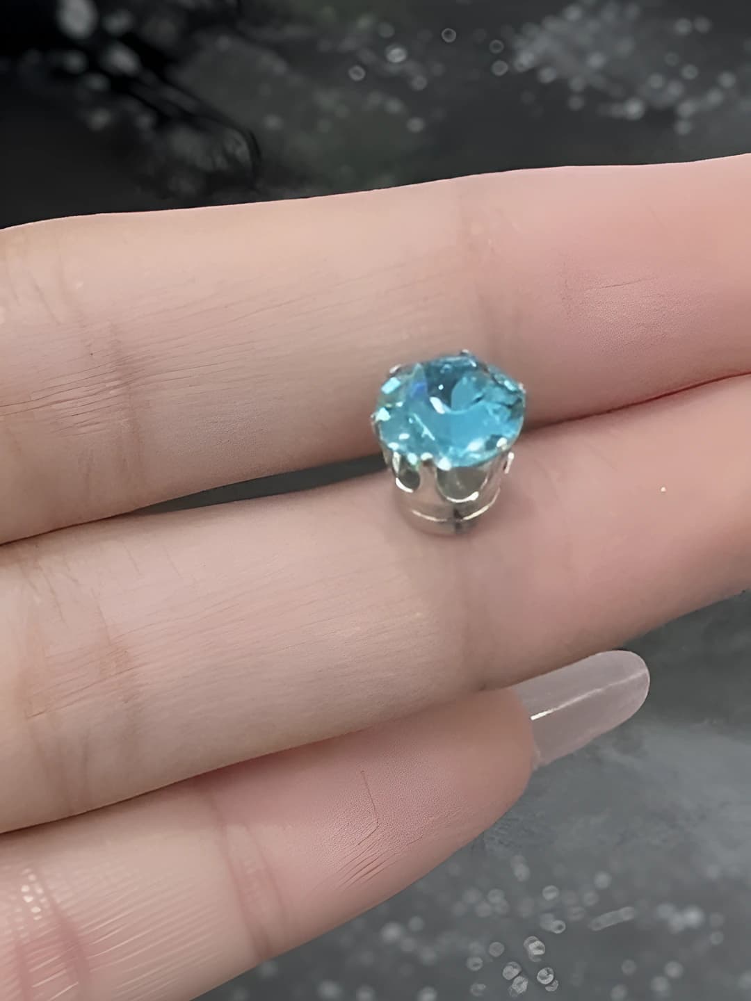 3# Magnetic clip 8mm [Light blue] one