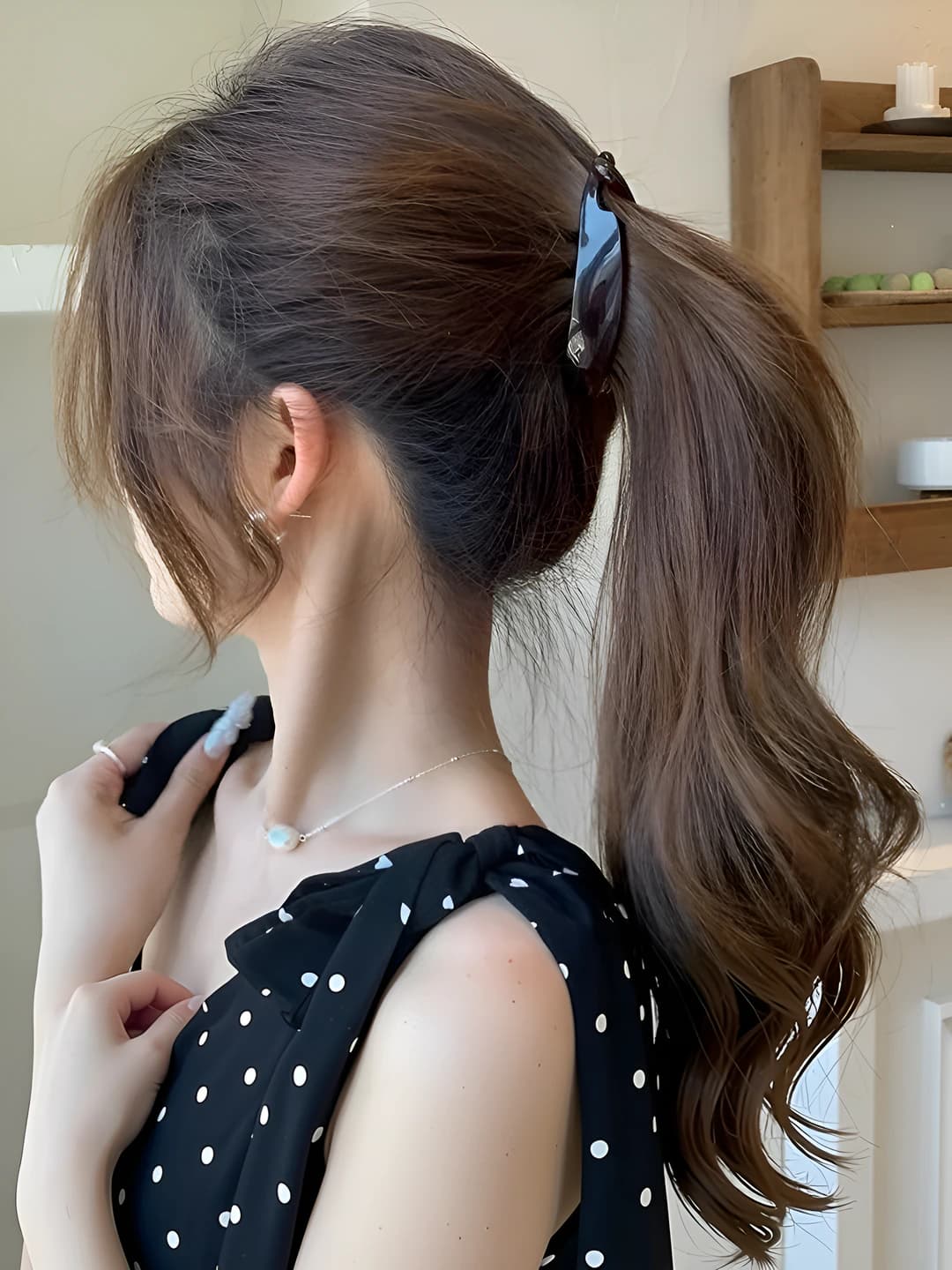 Black, moon clip, ~8 cm