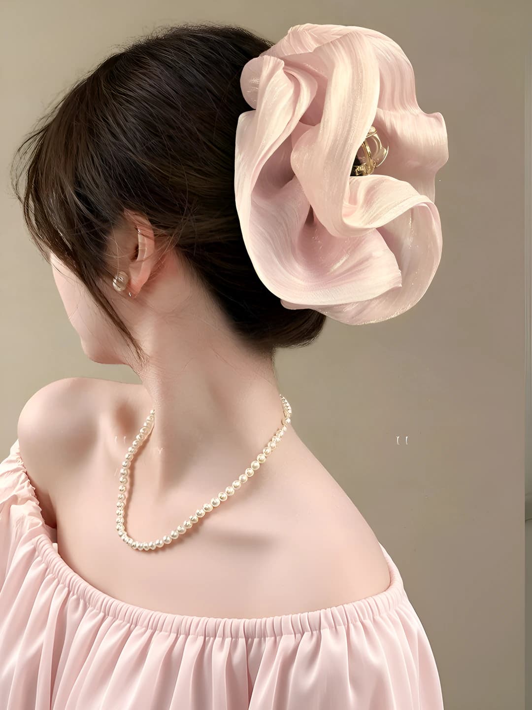 Binafsha soch qisqich, asos ~13 sm