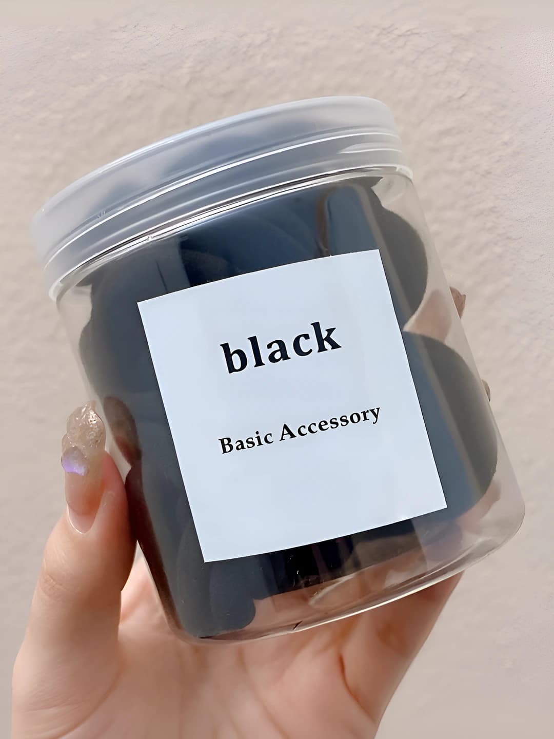 Black, 4 cm