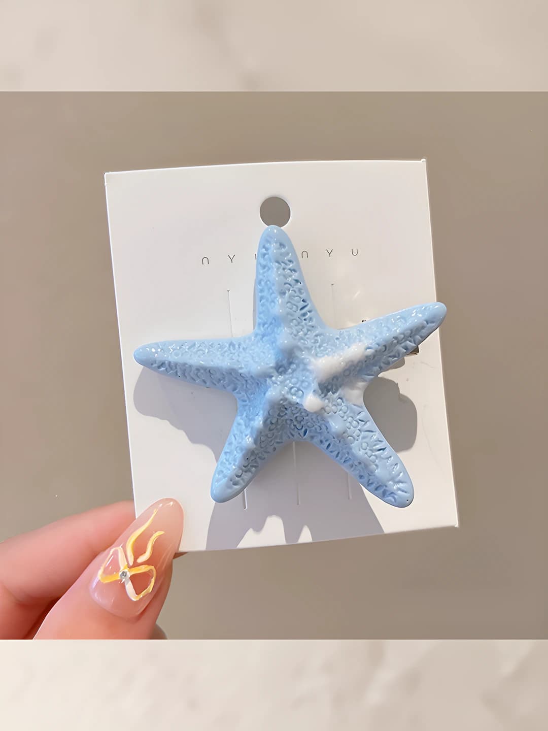 1# Морская звезда, синий, 5.5 см