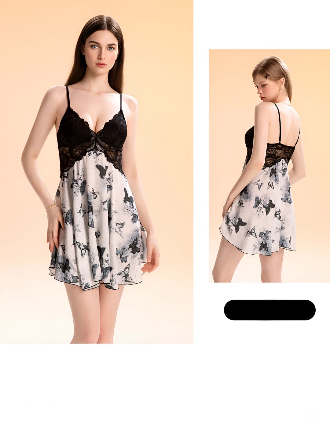 XK7419 Smoke Gray (Pajama Dress)