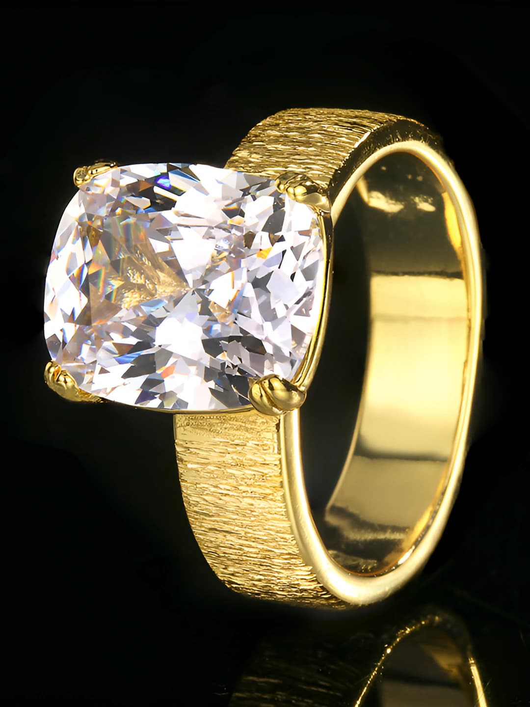 White diamond ring