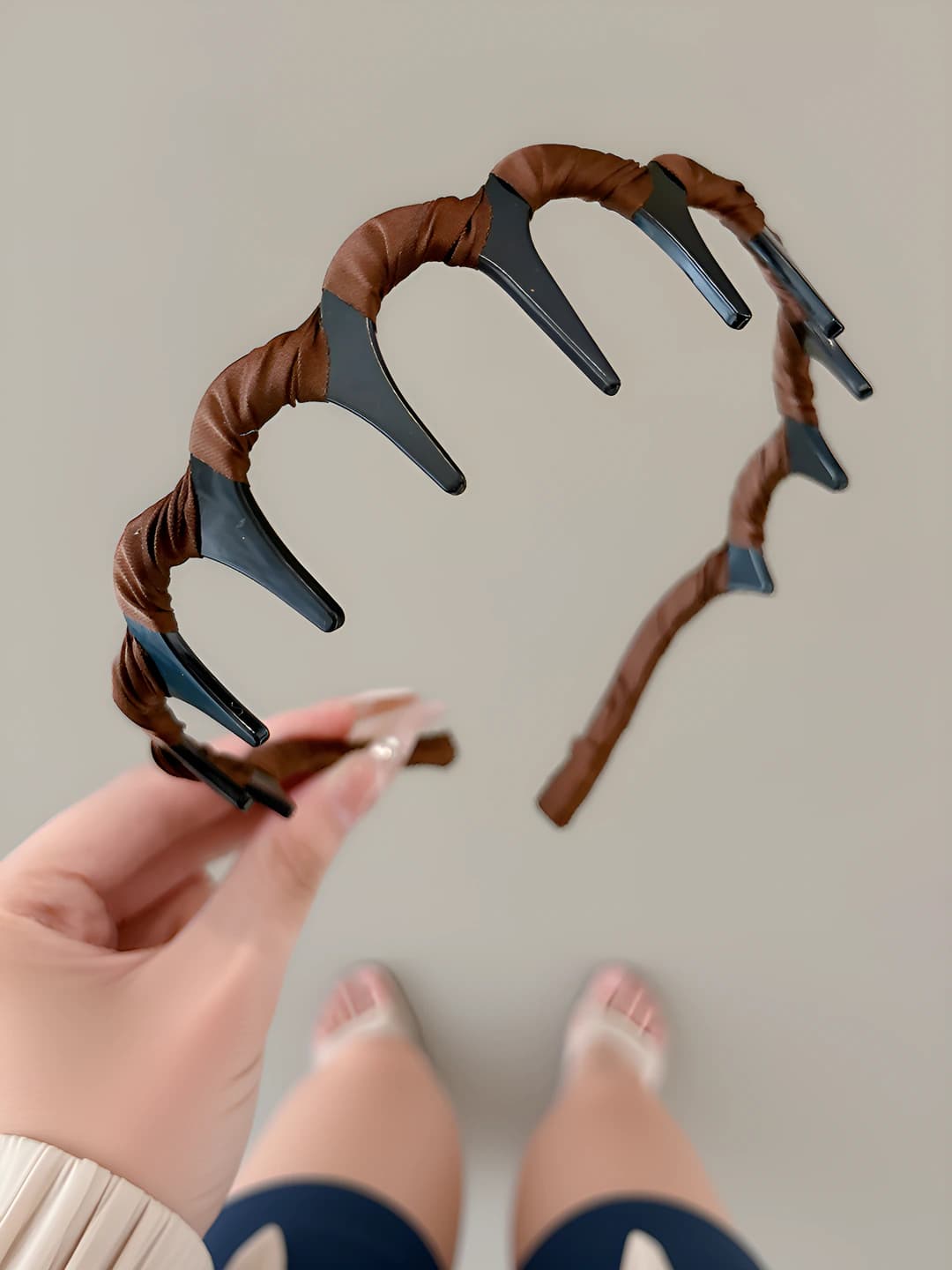 To'q kofe rang, 15 cm