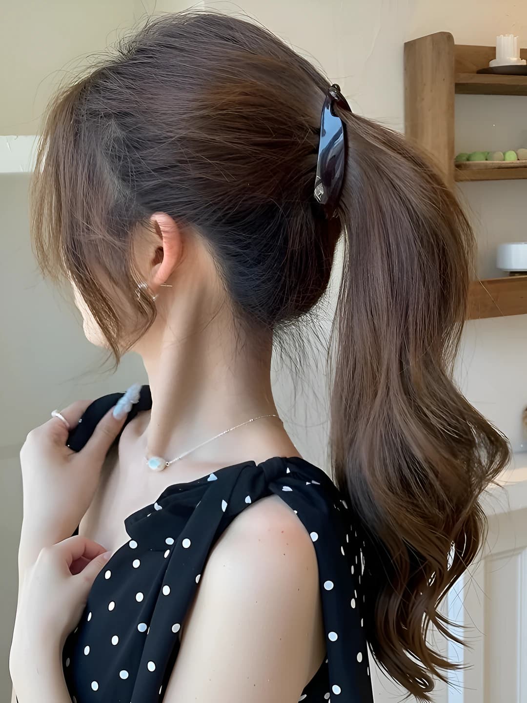Black, moon clip, ~8 cm