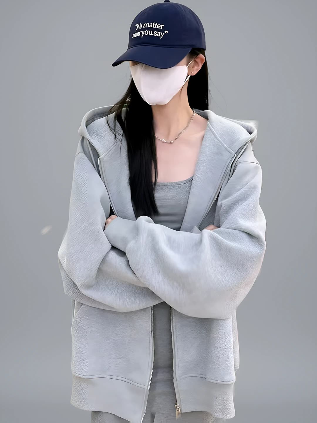 Ash grey [Plush lined]