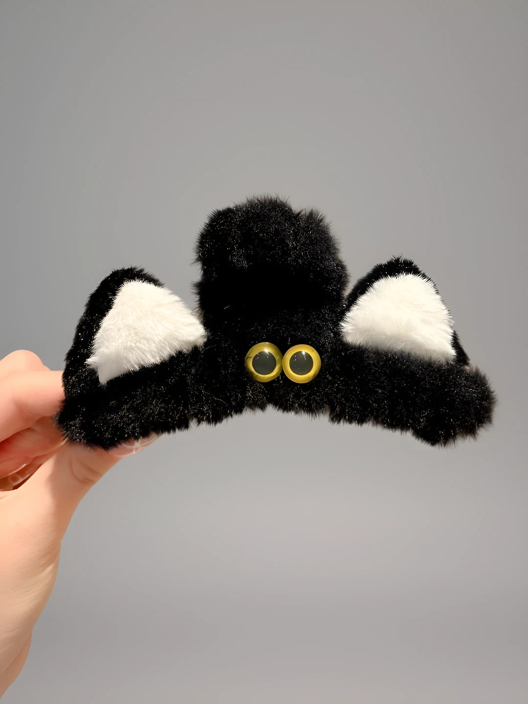 Black small cat, 14 cm