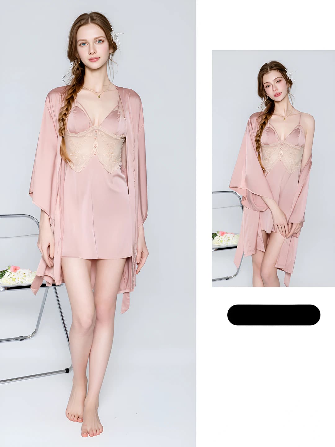 1690 Rose gold (Robe+Belt)
