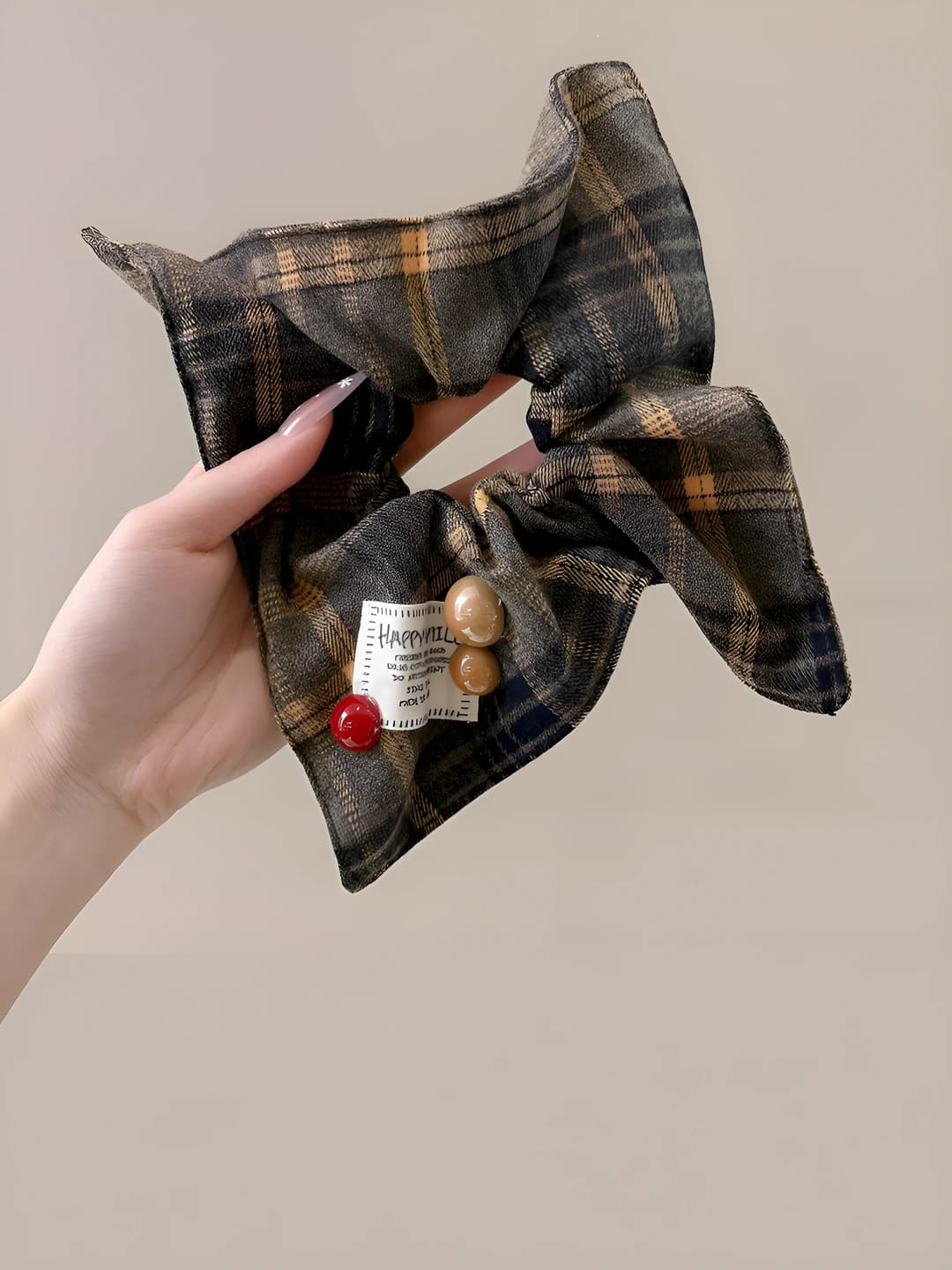 1# Coffee plaid 22 cm