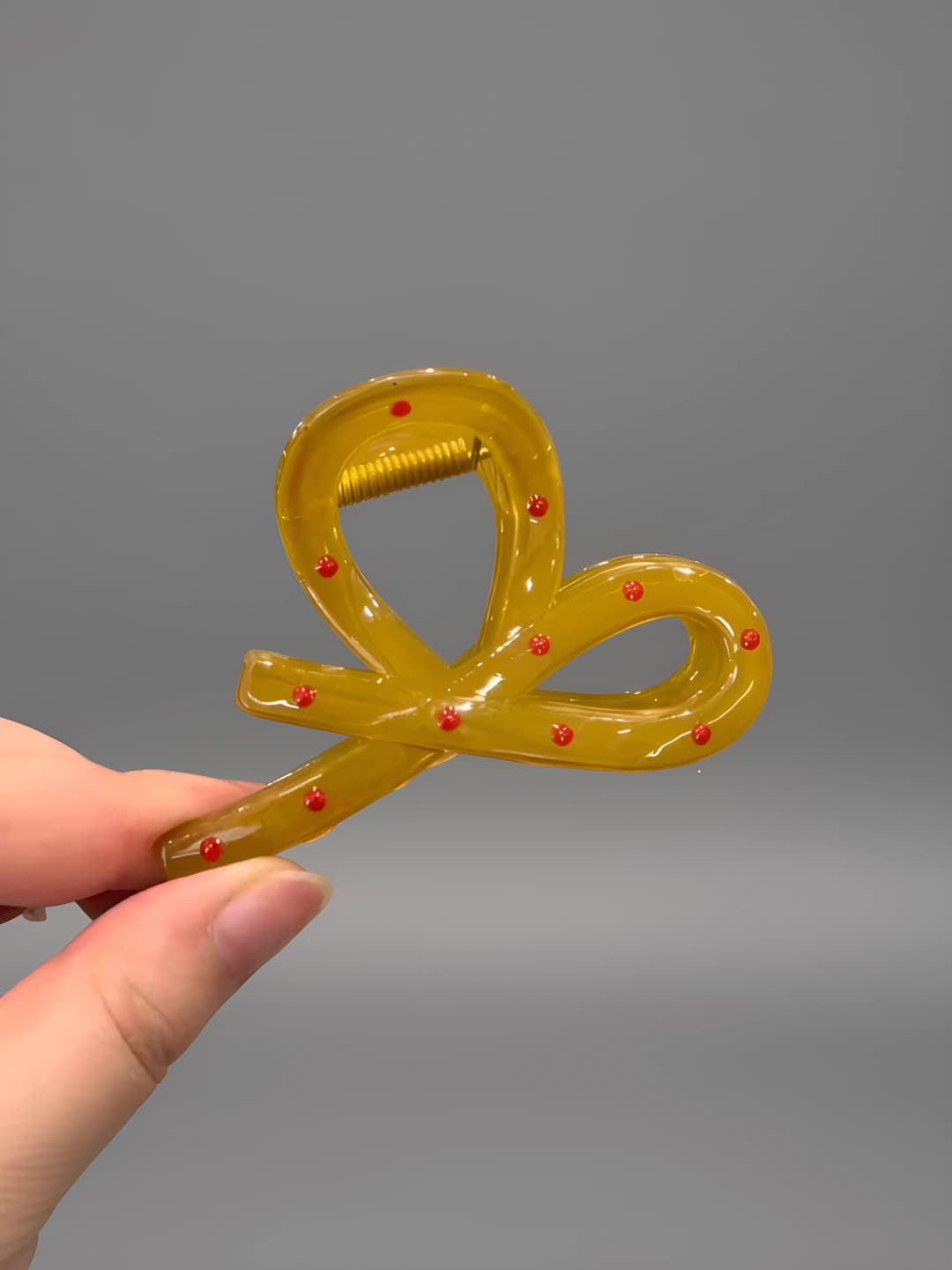 Жёлтый горошек - перекрестный узел ~8 cm