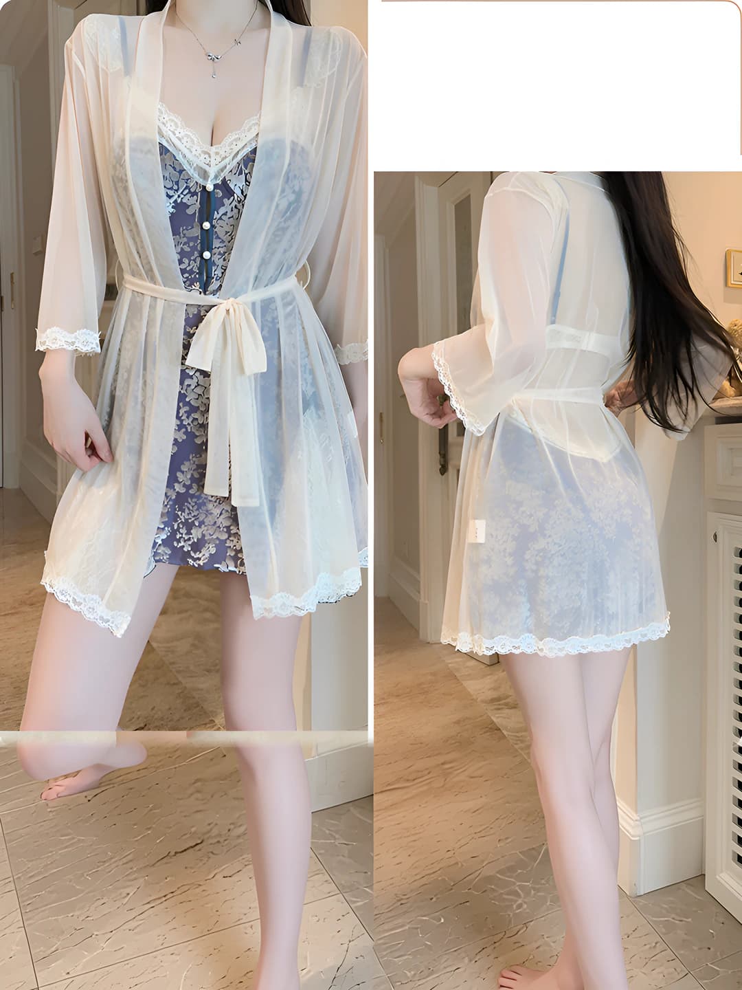 3952 Light Yellow (Outer Coat + Belt)