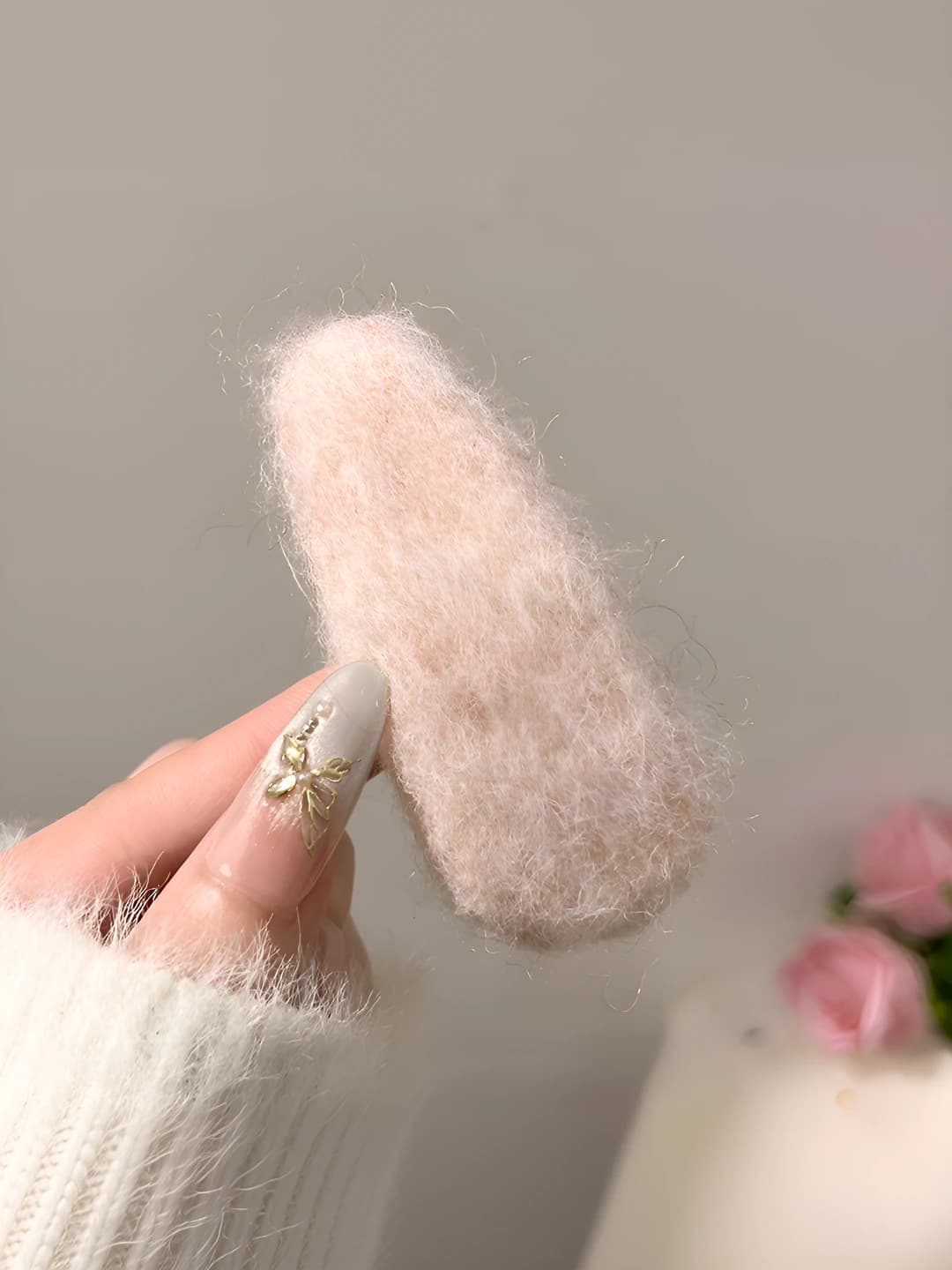 2# Felt, light pink, approx. 8.5 cm