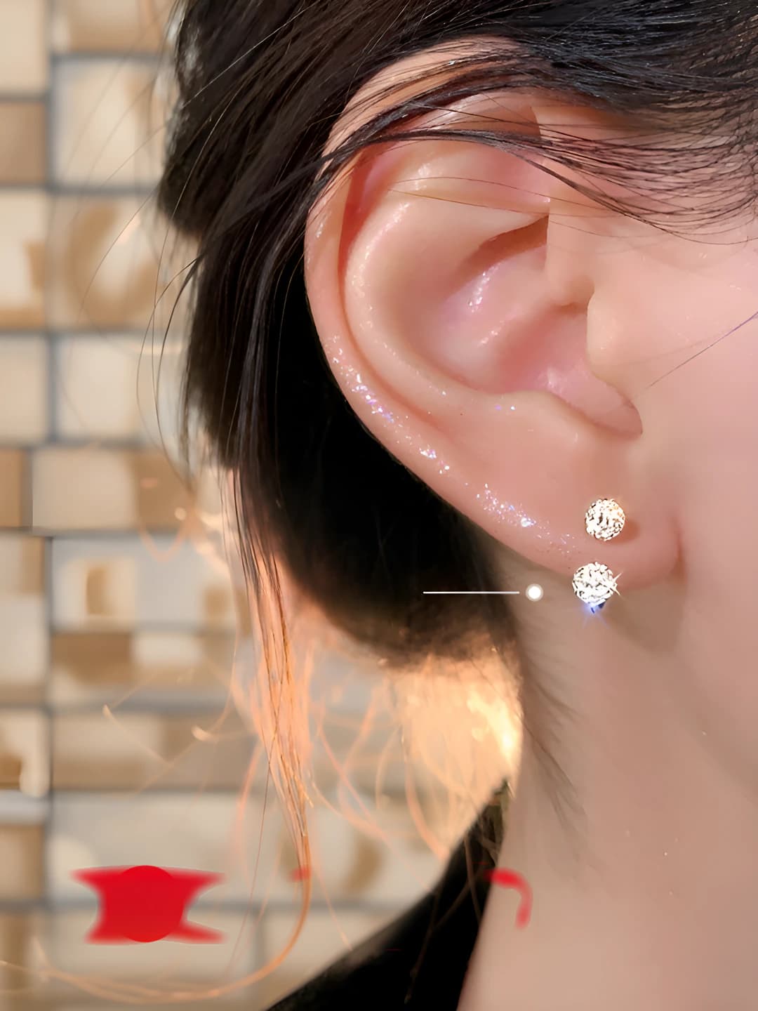 1# 8 mm outer, 3 mm ball, 6C, pair