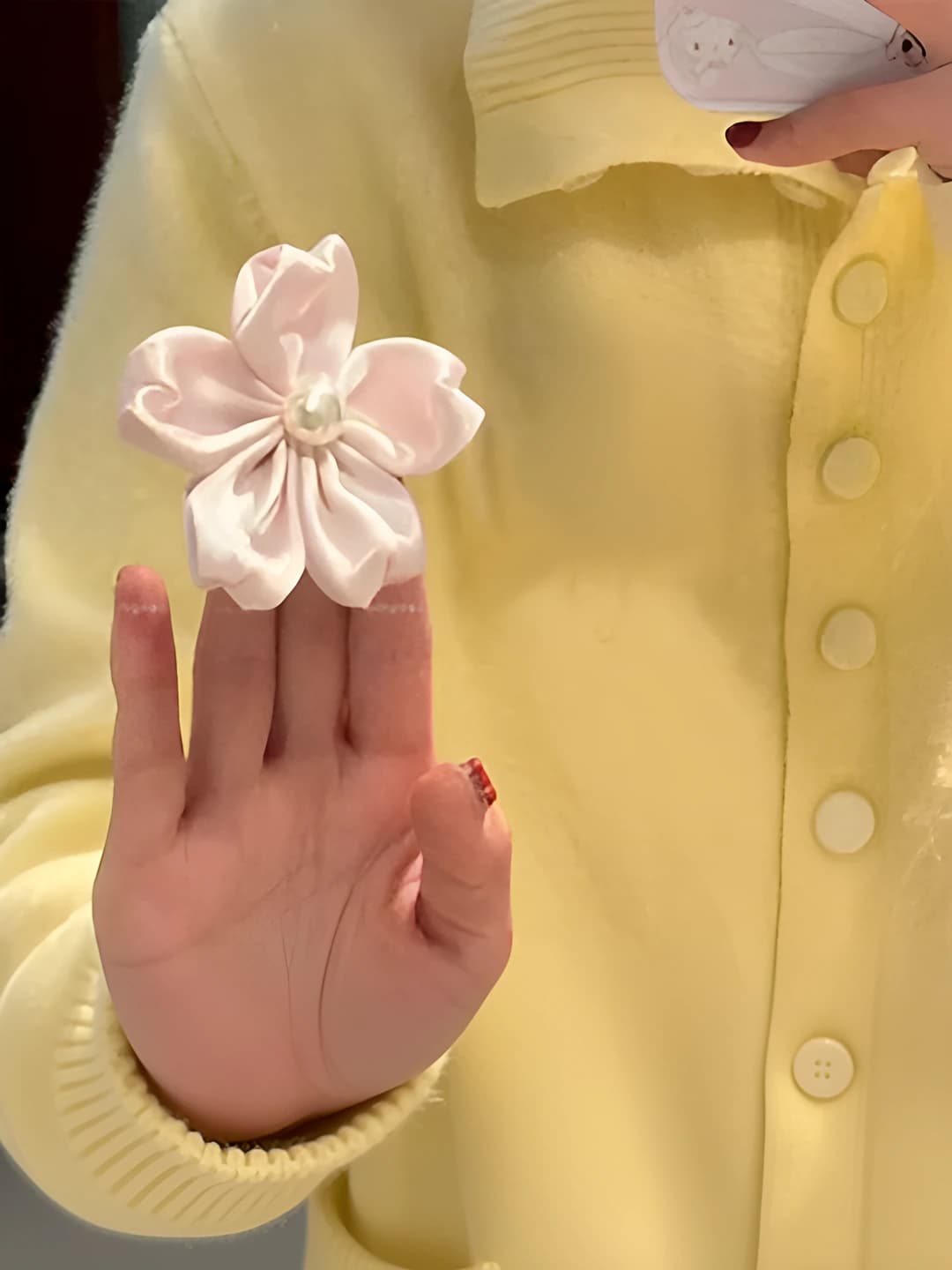 1# light pink sakura, 1 pc, ~5cm