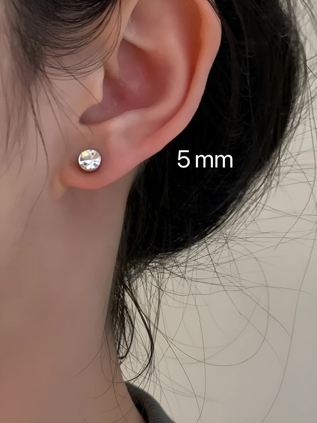 1# Porloq magnitli quloqcha, 5 mm