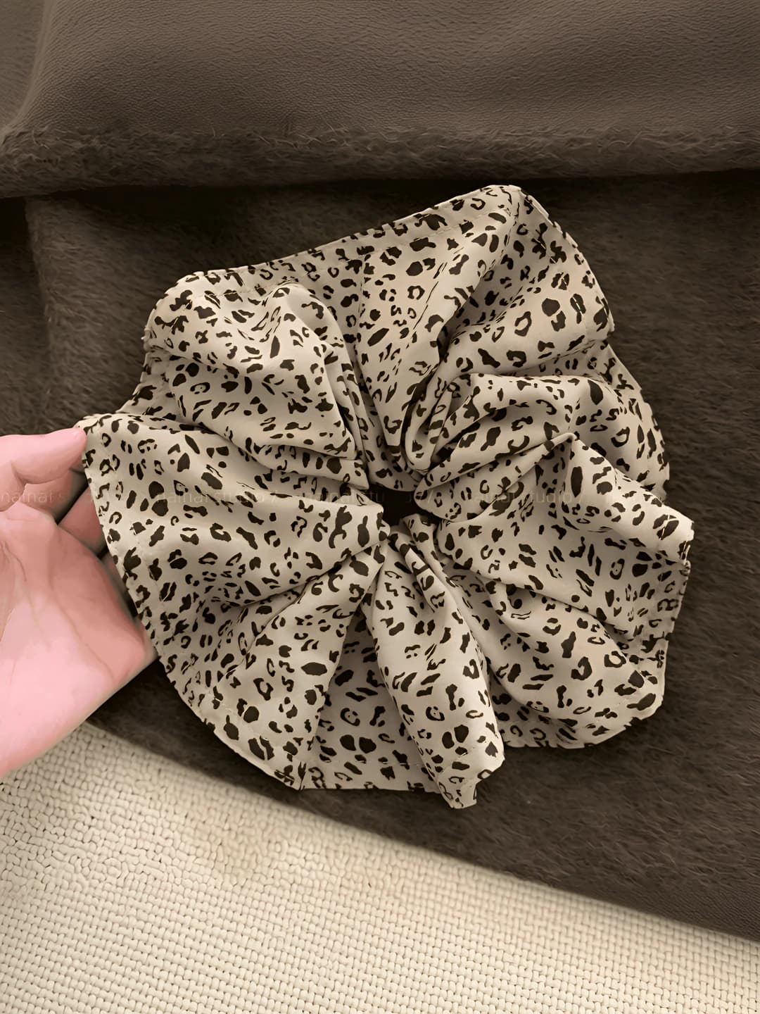 Light coffee leopard approx 18 cm