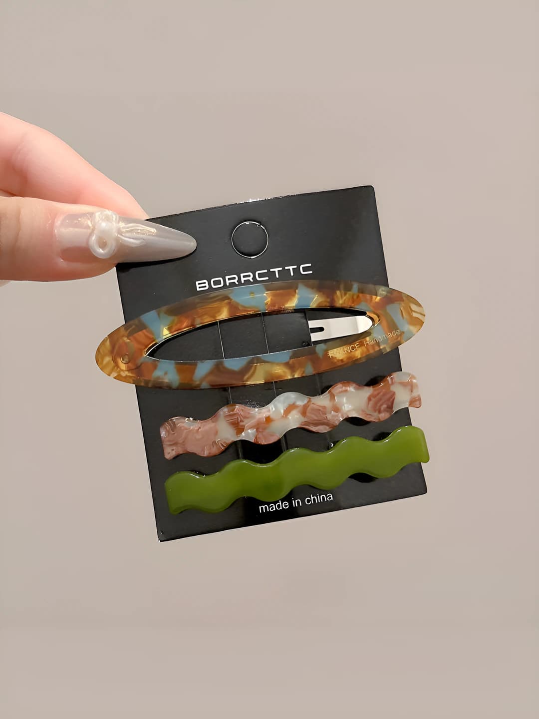 Dark mint 3-piece set 7.5 cm + 6 cm