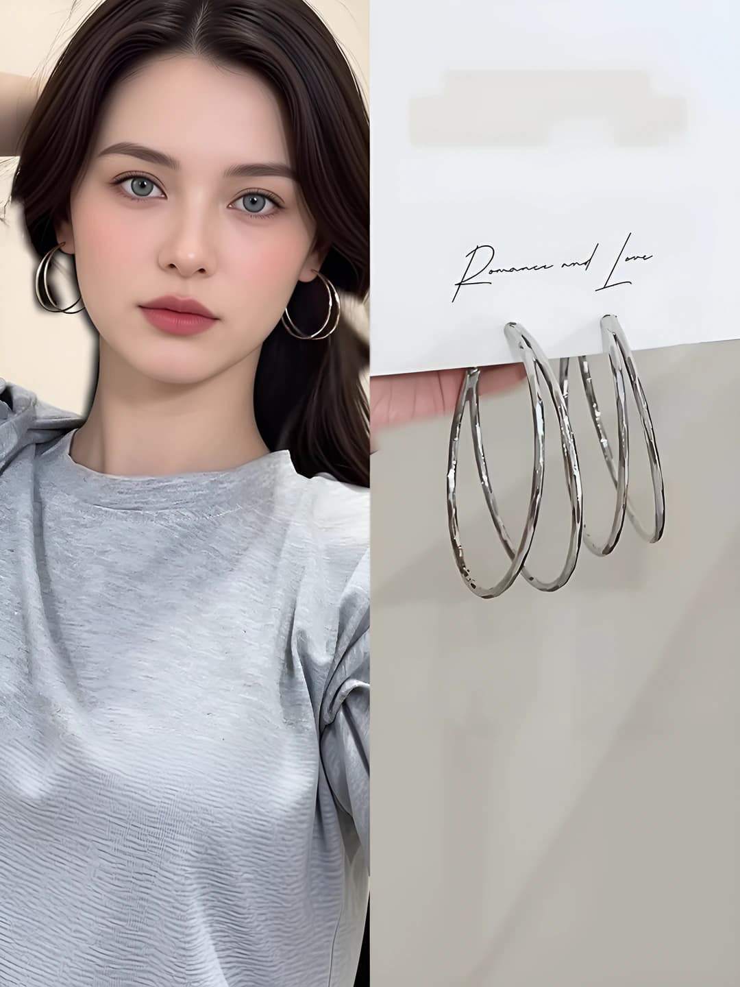 1# double hoop - approx. 4.5cm