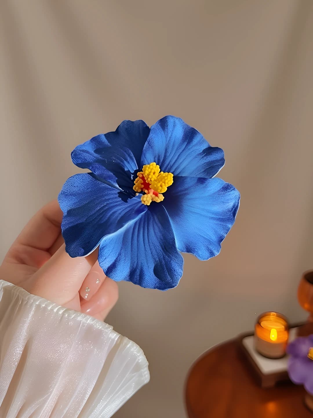 4# Синий зажим плумерия ~9.5 см