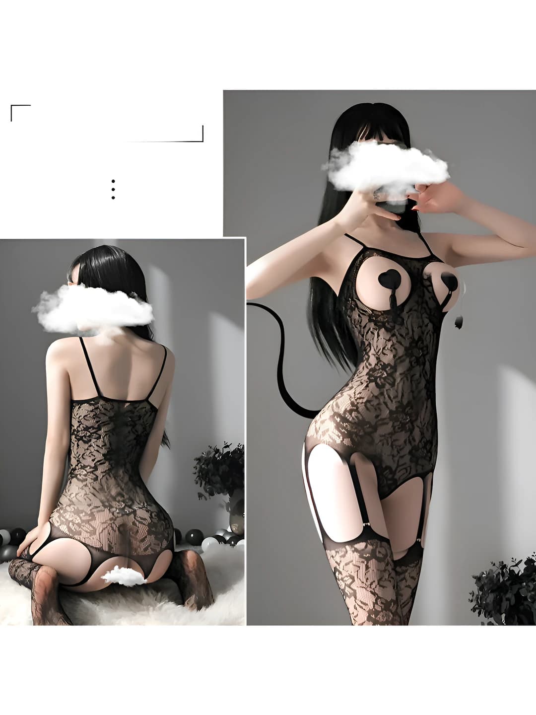 Tights without bra pads
