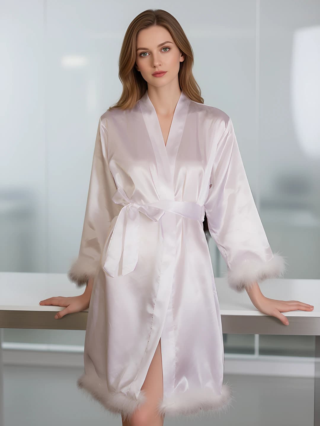 Hem feather - White