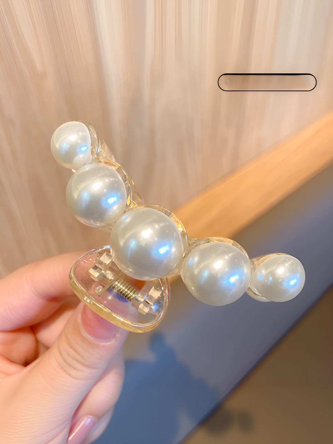 Large clear pearls