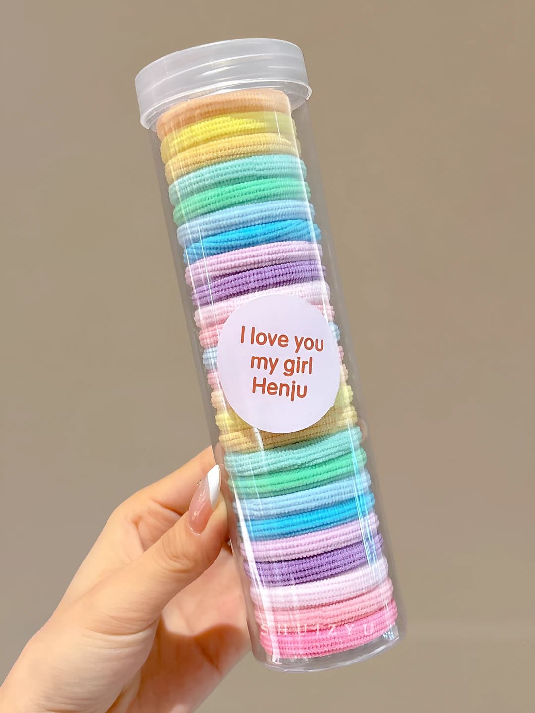 3# Multicolour striped [1 jar] 25 pcs, outer diam. ~4 cm