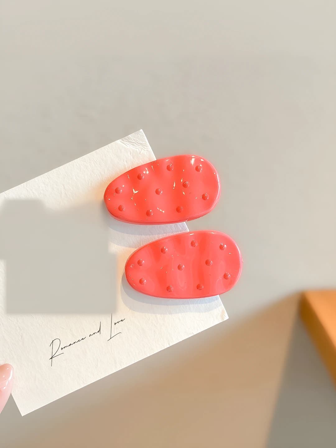 3# Rose red 2 pcs 4 cm