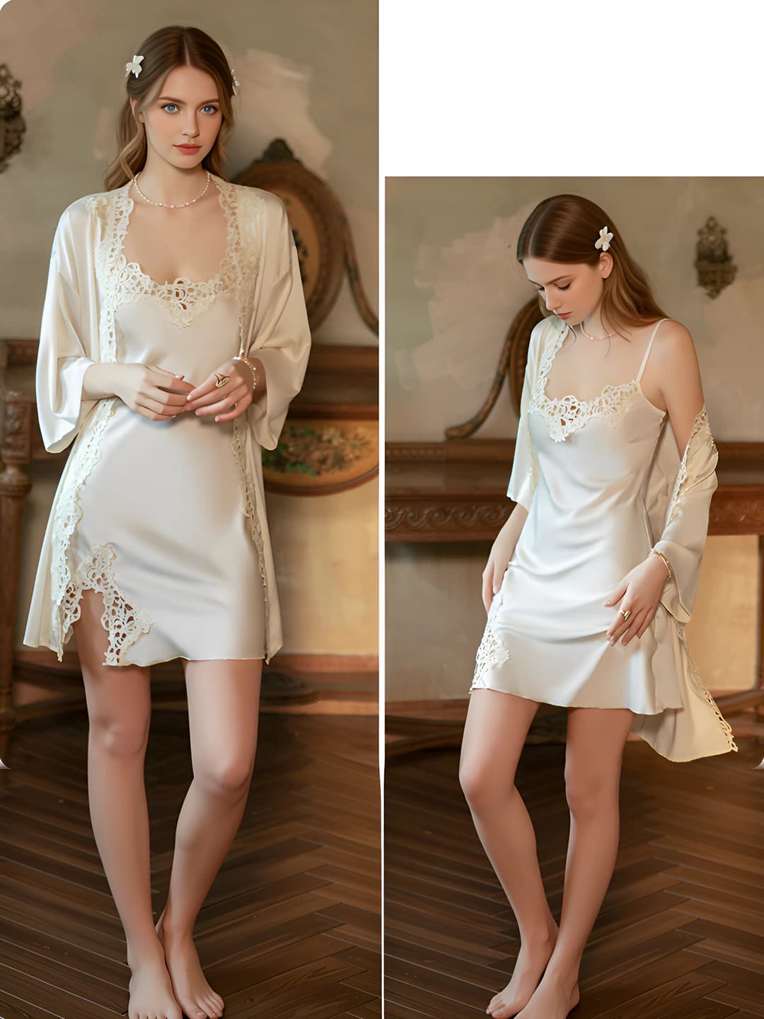 Champagne (Robe + Belt)